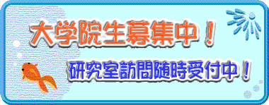 大学院生募集中！生活費支援あり！研究室訪問随時受付中！